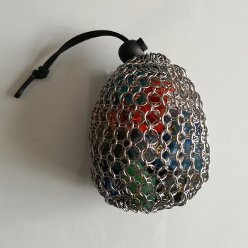 Large Stainless Steel Chainmaille Dice Bag Large Stainless Steel Chainmaille Dice Bag