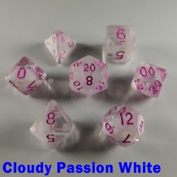 Elemental Gem Cloudy Passion White