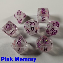 Glitter Flakes Pink Memory