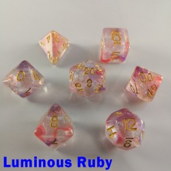 Iridescent Glitter Luminous Ruby