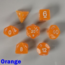 Translucent Glitter Orange