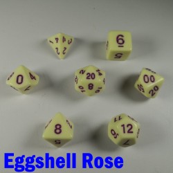 Opaque Eggshell Rose