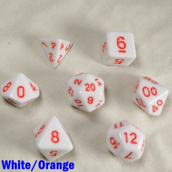 Opaque White/Orange