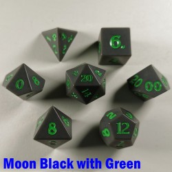 Sharp Edge Moon Black with Green
