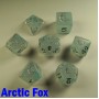 Spirit Of Arctic 'Arctic Fox' 8 Dice Set