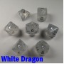 Spirit Of Arctic White Dragon 8 Dice Set