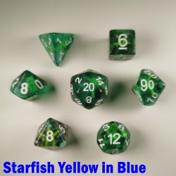UDIXI Seaside Starfish Yellow in Blue