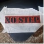 No Step Re-Usable Plastic Stencil