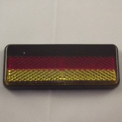 German Flag Reflector - Great for German Bikes or Cars