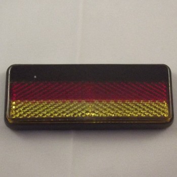 German Flag Reflector - Great for German Bikes or Cars