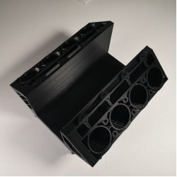 V8 Engine Block 3D Printed Letter Rack