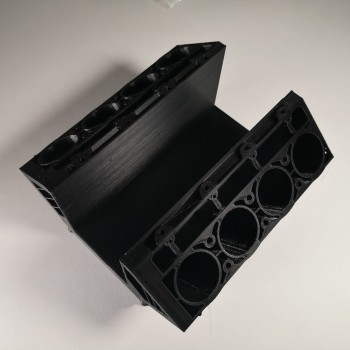 V8 Engine Block 3D Printed Letter Rack