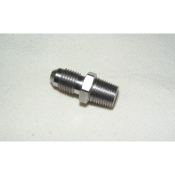 Willwood Adaptors Male/Male Stainless Steel 27 x 1/8 NPT to 3/8 x 24 JIC