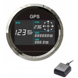 Tenet Waterproof Nautical Marine Digital GPS Speedometer In MPH/KPH/Knots With A Compass